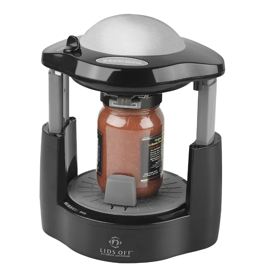 Review: 5 Best Electric Jar Openers for Seniors with Arthritis Best Under-Cabinet Option: Black+Decker Lids Off