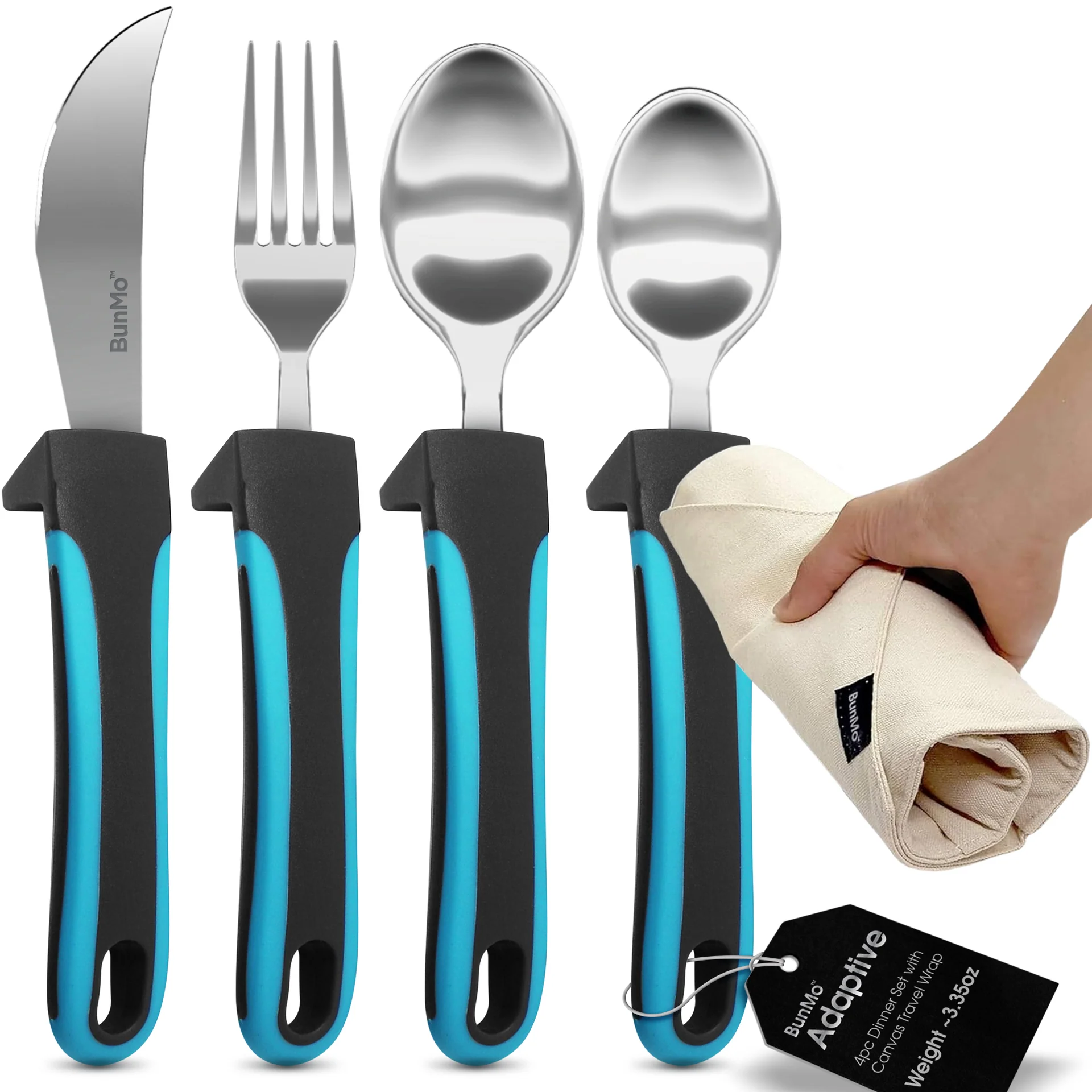 BunMo Weighted Silverware (4-Piece Set)