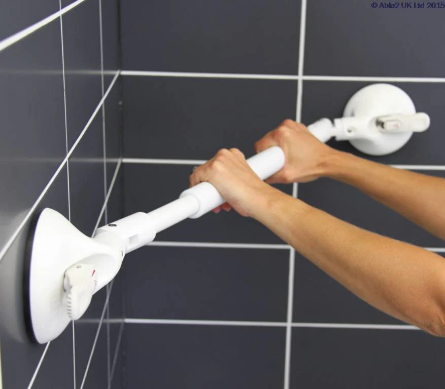 How to Choose the Right Grab Bar: Suction vs. Permanent — A PT’s Safety Guide Suction-Cup Grab Bars: The Portable Helper