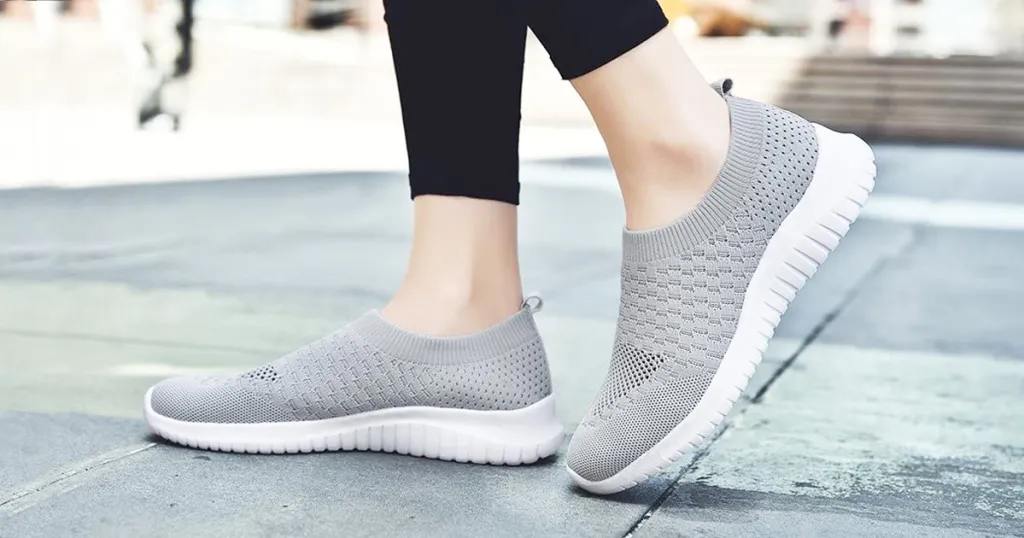 Review: 5 Best Slip-On Sneakers for Seniors (No Bending Required) Tiosebon Mesh Walking Shoes